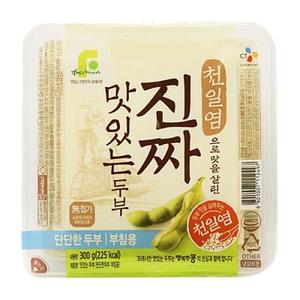 CJ)맛있는콩두부부침300g