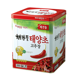 해찬들)태양초 골드고추장14kg
