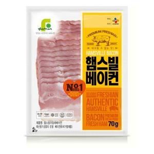 CJ)햄스빌아침에베이컨70G