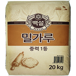 백설중력1등 밀가루 20kg
