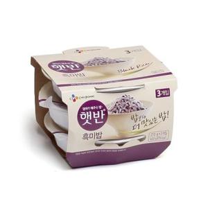 CJ햇반흑미밥210g*3개입