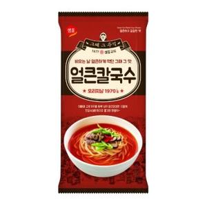 샘표)얼큰칼국수126g