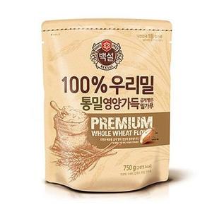 백)우리밀통밀가루750g