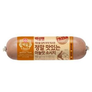 CJ)정말맛있는마늘맛소시지160g