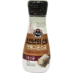 백설)명품천일염구운소금 180g