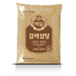 백설)갈색설탕 3kg