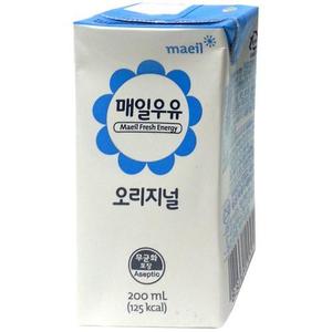 매일)멸균우유