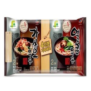 CJ)가쓰오우동+얼큰기획4인